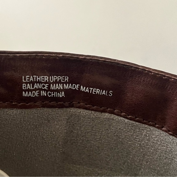 Born Brown Suede Leather Harlequin Heeled Boot Side Zip Stacked Heel Women’s 9 - Picture 8 of 12